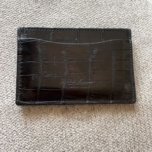 Ralph Lauren Purple Label Alligator Card Case (STUNNING)
